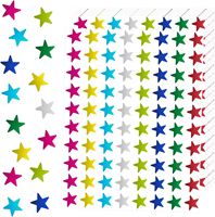 2800 autocollants étoiles brillants en papier métallisé 6,8x4,8 pouces, 35 feuilles, pour tableaux de motivation des enfants, fournitures de bureau et scolaires, enseignants