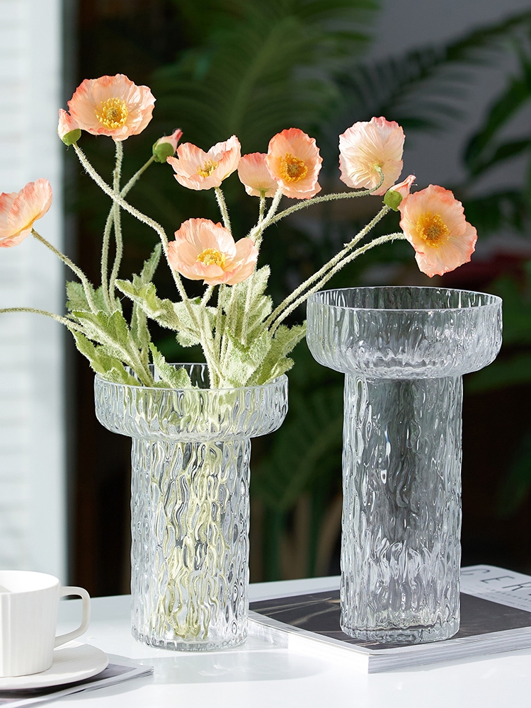 Factory Produced Wholesale Glass Flower Vase for Home Decor