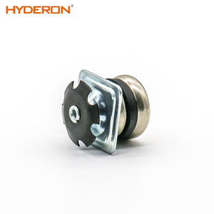 Hyderon Adjustable Furniture Foot Pad Square Tube Micro Adjustment <b>Metal</b> Leg Protection Pad - Product Image 1