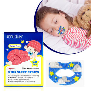 SEFUDUN Vente en gros Autocollant d'ajustement respiratoire pour le sommeil des enfants Bande anti-ronflement pour la bouche pour améliorer le sommeil nocturne Fournitures de santé - Product Image 2