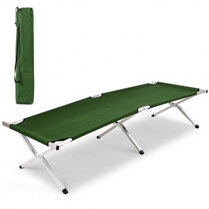 Cama plegable <span class=keywords><strong>de</strong></span> aluminio para acampar, cuna ajustable para exteriores - Product Image 3