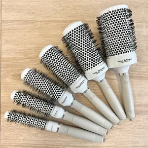 Best Large Cepillo Redondo Ceramic Ionic Styling Hair Extension Brush For Blow Drying Salon Round Hair Brushes For Women