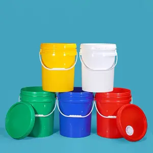 20l Verpakking Container Drum Seal Verf Emmer Emmers Food Grade 5 Gallon Plastic Emmer Met Deksel