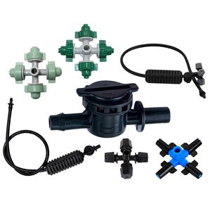 Micro arroseur à quatre buses <span class=keywords><strong>pour</strong></span> système <span class=keywords><strong>d</strong></span>'irrigation <span class=keywords><strong>de</strong></span> serre <span class=keywords><strong>de</strong></span> pelouse <span class=keywords><strong>de</strong></span> ferme <span class=keywords><strong>de</strong></span> jardin Arroseur à 360 degrés avec <span class=keywords><strong>tuyau</strong></span> - Product Image 6