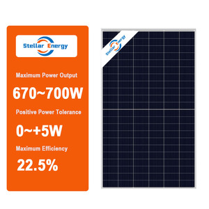 <span class=keywords><strong>Panneaux</strong></span> solaires <span class=keywords><strong>photovoltaïques</strong></span> Stellar Energy Thailand Company 700 Watt 670W 680W 690W 700W Demi-cellule Panneau solaire Entrepôt Thaïlande - Product Image 2