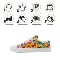 Chaussures de marche confortables personnalisées avec logo imprimé, vente en gros OEM/ODM, baskets basses en toile pour hommes et femmes FN027-25009142-2