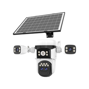 4G Solar Powered Outdoor Surveillance <b>Camera</b> 1080P 360 Degree Night Vision With Voice Intercom And Alarm Function - Product Image 2