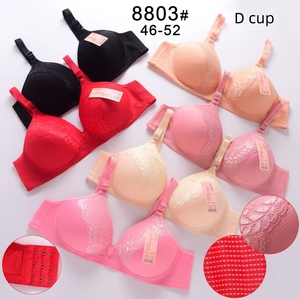Soutien-gorge grande taille sans armatures pour <span class=keywords><strong>femme</strong></span>, bonnets fins et respirants avec dentelle en coton, doux et confortable pour le quotidien - Product Image 6