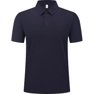 Polo promotionnel en nylon et élasthanne, col classique, manches courtes, anti-humidité, pour l'été, personnalisable avec logo - Product Image 3