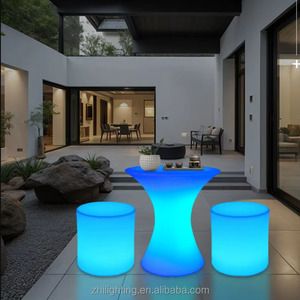 Sillas de Bar Redondas con Luces LED RGB Solares, Resistentes al Agua, para KTV, Mesas de Cóctel, Discotecas y Salones, Venta al por Mayor con Envío Directo - Product Image 5