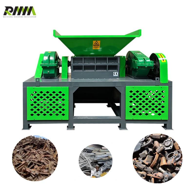 Powerful Metal Double Shaft Shredder for