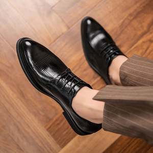 Chaussures Oxford de luxe imperméables pour hommes, de haute qualité, les plus vendues, pour tenue de mariage et occasions formelles - Product Image 5
