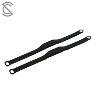 Bracelet en silicone RFID écologique Ntag215 pour serrure de porte d'hôtel 13,56 MHz 100 % étanche sans batterie confortable à porter toute la journée