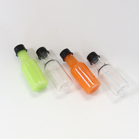 Bouteilles en plastique PET carrées incassables personnalisables MAYSURE 60 ml (2 oz) pour boissons énergisantes, sodas, shots de gingembre frais et naturels