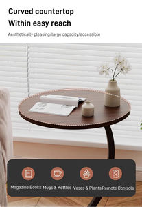 Wholesale Multifunctional Movable Small Coffee <b>Table</b> Home Balcony Leisure <b>Tables</b> Chairs Living Room Side Cabinet - Product Image 5