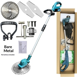 Vetex Wholesale21V Cordless Grass Trimmer With Wheels Rechargeable <b>Brush</b> Cutter <b>Powerful</b> Weed Eater for Garden and Lawn Lithium - Product Image 6