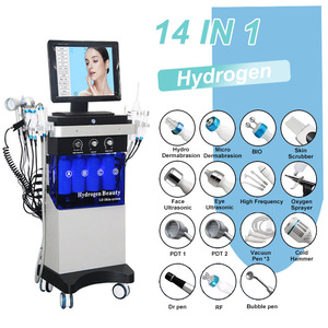 Multifcuntional 14 in 1 Best Hydro Aqua Peel Facial Skin Cleaning Hydro Dermabrasion Facial Beauty Hydro Microdermabrasion - Product Image 2
