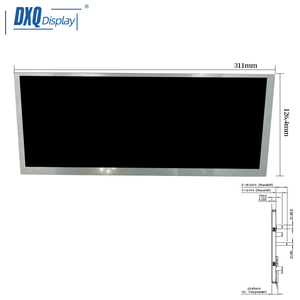หน้าจอ TFT LVDS ขนาด 12.3 นิ้ว แบบกำหนดเอง ความสว่าง 850nits และบอร์ดไดรเวอร์ LCD ความละเอียด 1920x720 จอแสดงผลในรถยนต์ หน้าจอ LCD ขนาด 12.3 นิ้ว 1 จอ - Product Image 3