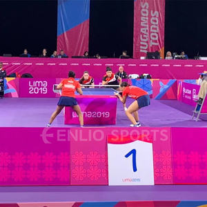 Piastrelle in PVC per Campi da <span class=keywords><strong>Ping</strong></span> <span class=keywords><strong>Pong</strong></span> Indoor Approvate ITTF, Superficie E-SUR ad Alta Densità Ignifuga 7.0mm - Product Image 6