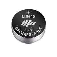 Batterie bouton rechargeable au lithium-ion LIR640 3,7 V 9 mAh certifiée CE/RoHS