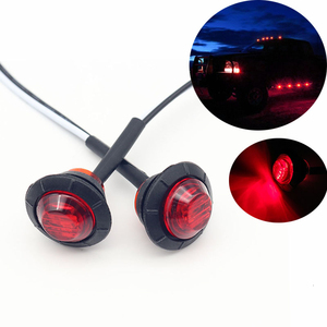 12V remolque lado marcador indicadores luces para Auto coche autobús camioneta advertencia de luces de señal lámpara - Product Image 2