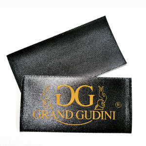 Etiquetas de cuidado de ropa personalizadas con logo, de bajo MOQ, con pliegue final y central, premium, para camisas, etiquetas tejidas de corte en caliente. - Product Image 2