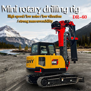 Rig Pengeboran Rotary Mini dengan Kedalaman Pengeboran 13m Mesin dan Peralatan Konstruksi Skala Kecil - Product Image 1