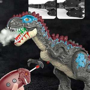 Giocattolo Robot Dinosauro Elettronico Camminante con Suoni Realistici e Spruzzi d'Acqua, Robot RC T-Rex - Product Image 4