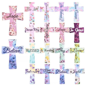 Cross Shape Paper <b>Bookmarks</b> With Bible Verses Mixed Colors Reusable For Reading Gift - Product Image 6