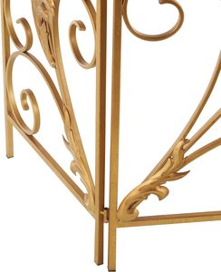 Revestimiento de Chimenea Interior Moderno Dorado de Hierro, Pantalla Protectora Ignífuga, Recubrimiento en Polvo, Rectangular, Venta al Por Mayor del Fabricante - Product Image 4