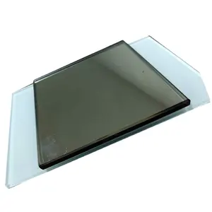 Verre effet miroir noir et argent, 5mm, noir et argent, pour mur de lingerie