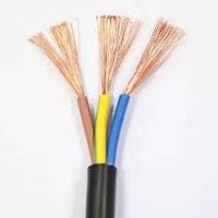 Câble d'alimentation flexible multiconducteur en cuivre isolé PVC RVV 300/500V, fil basse tension pour appareils électroménagers et câblage automobile