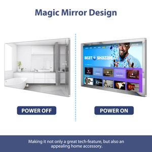 Haocrown 2026 Latest 32-Inch Smart Mirror <b>TV</b> 4K Ultra HD Android IP66 Waterproof With <b>LED</b> <b>Backlight</b> Voice Remote for Bathroom Wa - Product Image 3