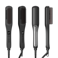 Brosse Lissante Vapeur 2-en-1 pour Cheveux – Soin Capillaire Spa Beauté, Anti-Brûlure, Fer à Lisser et à Boucler