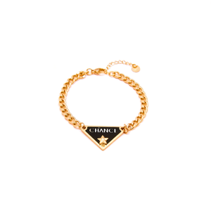 Bracelet chaîne tendance en acier inoxydable 316L, plaqué or PVD, résistant et durable - Product Image 2