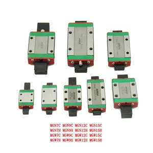 MGN-C Serie Original HIWIN Linear führungs wagen block und Schienen lager MGN7C/MGN9C/MGN12C/MGN15C