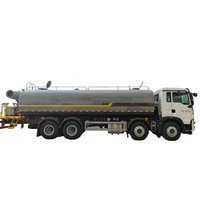 Camion-citerne 8x4 de 23 000 L à alimentation directe d'usine, camion-citerne arroseuse haute capacité