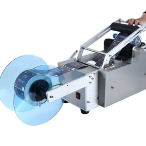 LT-50 중국 제조 업체 작은 라운드 병 라벨 스티커 인쇄 라벨 기계