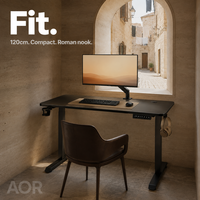 Station de travail électrique AOR réglable en hauteur, en bois, certifiée FCC, surface en plastique, pliable, durable, MDF, vente en gros d'usine