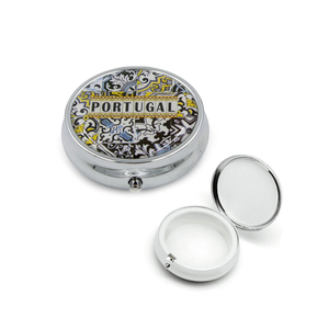 Porte-clés <span class=keywords><strong>pilulier</strong></span> vierge en métal, idéal pour la promotion et les souvenirs, directement du fabricant, pour pharmacies et cadeaux de voyage - Product Image 5