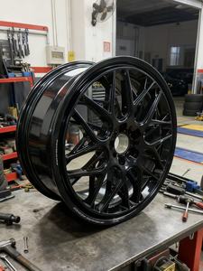 Neue Geschmiedete Aluminiumlegierung Schwarz-Silber Konkave Autofelgen 16-19 Zoll 4x100 5x114.3 Universelle Passform - Product Image 5