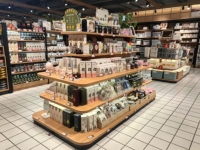 Étagères promotionnelles double face, présentoirs personnalisés, étagères de vente au détail en carton, présentoirs gondoles