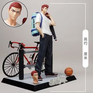 Alta calidad nuevo Anime Q Versión 5cm creativo dibujos animados coche mochila <span class=keywords><strong>Slamdunk</strong></span> Sakuragi Hanamichi Akagi Takenori figura de Anime - Product Image 5