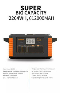 Station d'alimentation portable Golden Supplier, 220V, 2000 watts, station d'alimentation solaire portable 2000W - Product Image 3