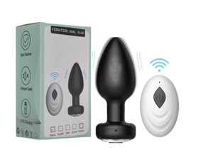 Đồ chơi tình dục nút hậu môn điện bán chạy, điều khiển từ xa, bằng silicon, máy massage tuyến tiền liệt và hậu môn cho nam và nữ - Product Image 6