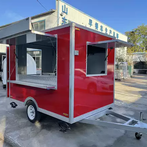 Mini Food Truck Retrò per Spiaggia, Ristorante Mobile, Gelateria, Caffetteria, Hot Dog, Snack, Rimorchio per Catering - Product Image 3