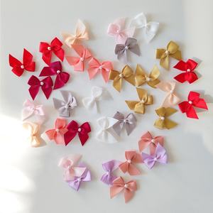 Rubans en satin pré-faits personnalisables, mini nœuds en ruban pour lingerie, sous-vêtements, décoration de vêtements, décoration de flacon de parfum - Product Image 1