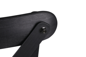 High Quality Industrial Modern Resin Crossback <b>Chair</b> Black <b>Stackable</b> Design for <b>Dining</b> and Hotel Use - Product Image 6