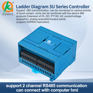 Oshangming Ladder Diagram PLC 8DI 8DO Relay Plc 2 <strong>Analog</strong> <strong>Input</strong> Output 0-10V 0-20mA with RS485 Lan <strong>Modbus</strong> Rtu /TCP for Industry - Product Image 4