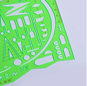 Plantilla de Medición DF XC 81 en cm Verticalmente para una Marcación Precisa de Latitud y Longitud - Product Image 4